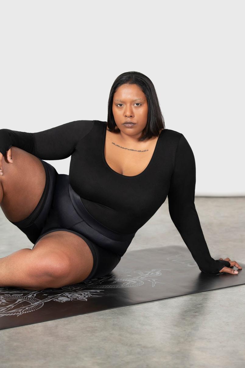 Women Basics | Killstar Flexi Demon Long Sleeve Leotard