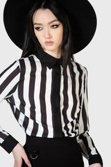 Women Basics | Killstar Stripe Down Shirt