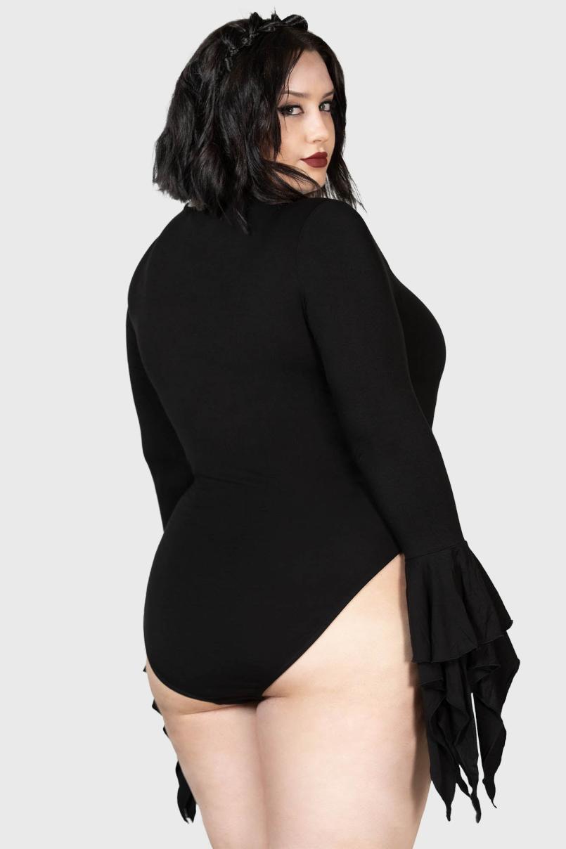 Women Bodysuits | Killstar Black Roses Bodysuit