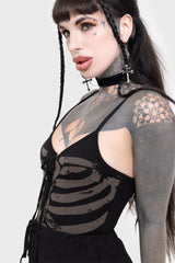 Women Bodysuits | Killstar Bone Chiller Bodysuit