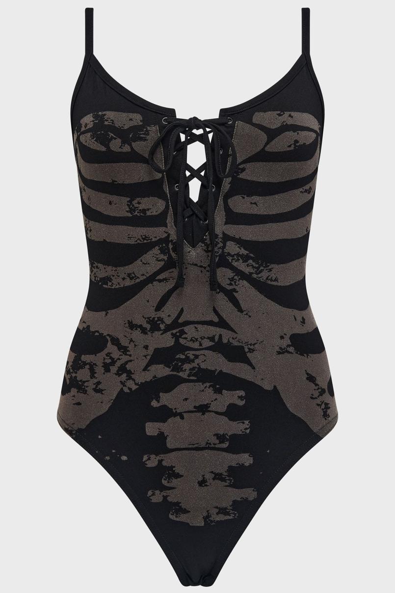 Women Bodysuits | Killstar Bone Chiller Bodysuit
