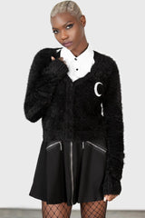 Women Cardigans | Killstar Crescent Knit Cardigan