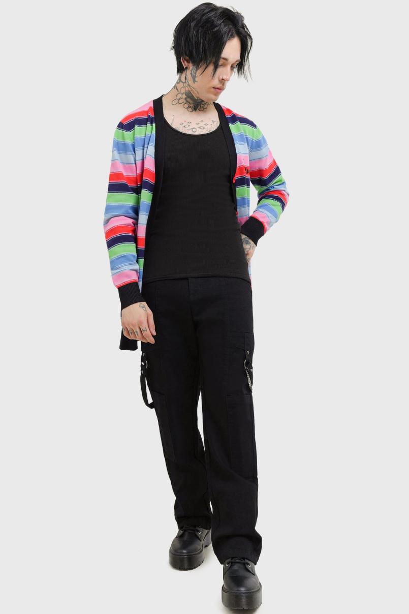 Women Cardigans | Killstar Good Guys Finish Last Knit Cardigan
