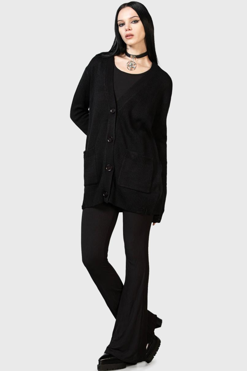 Women Cardigans | Killstar Next Regret Knit Cardigan