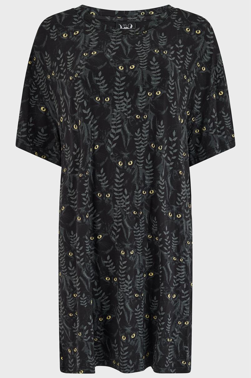 Women Chill Out | Killstar Familiar Woods T-Shirt Dress