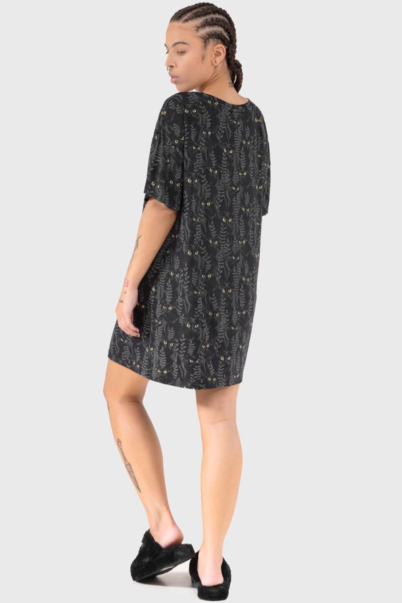 Women Chill Out | Killstar Familiar Woods T-Shirt Dress