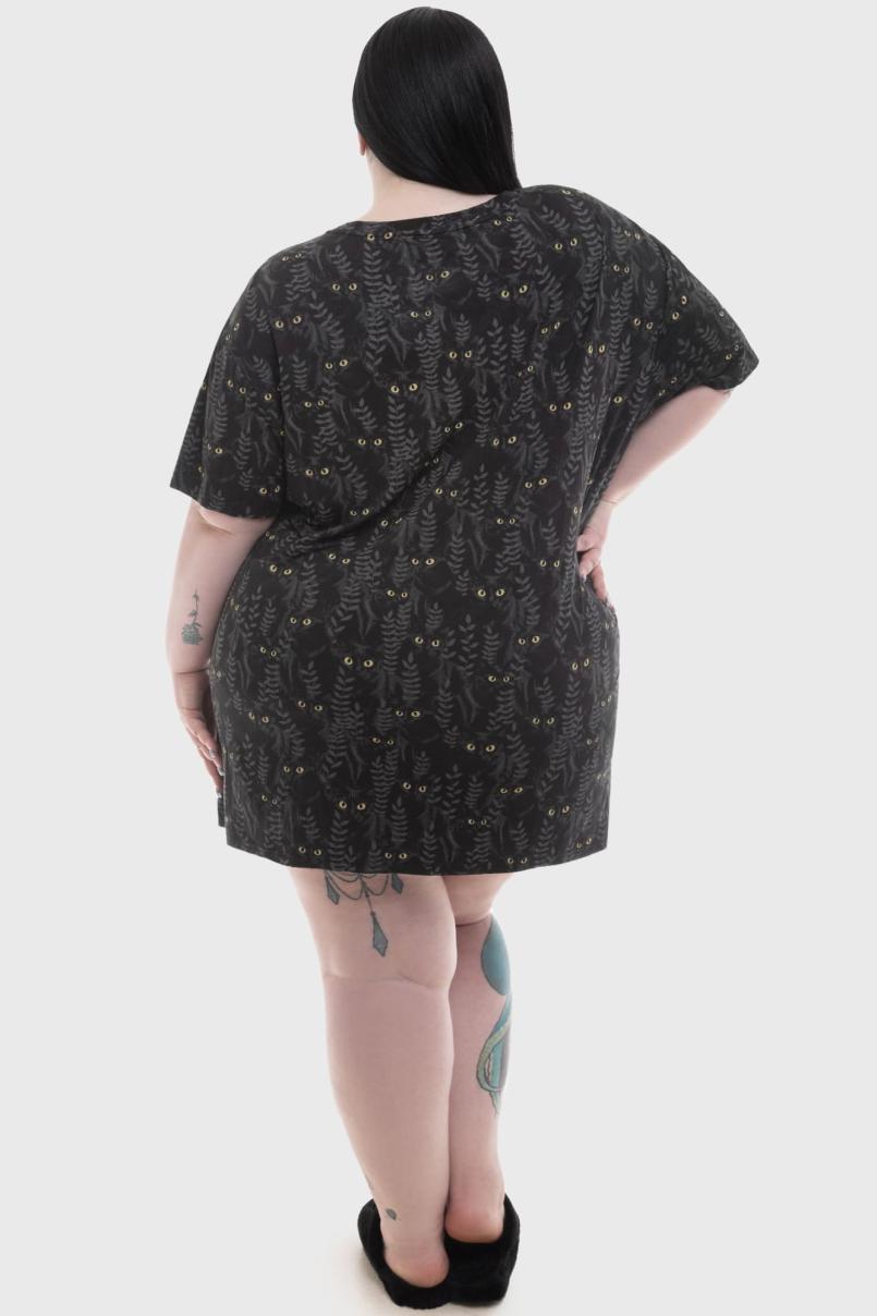 Women Chill Out | Killstar Familiar Woods T-Shirt Dress