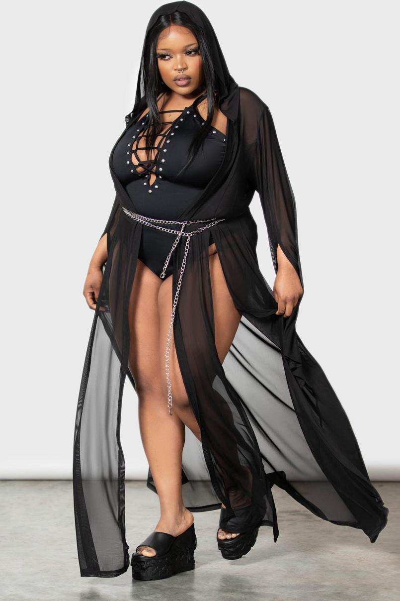 Women Cloaks | Killstar Mabel's Mayhem Mesh Cover Up