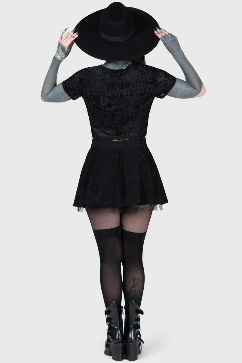 Women Crop | Killstar Chapel Of Hatred Crop Top