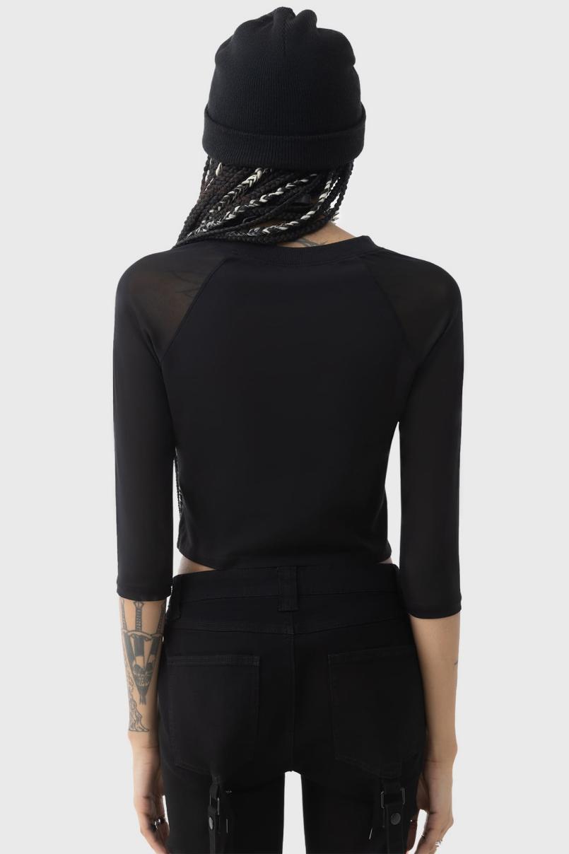 Women Crop | Killstar Crescent Doom Top