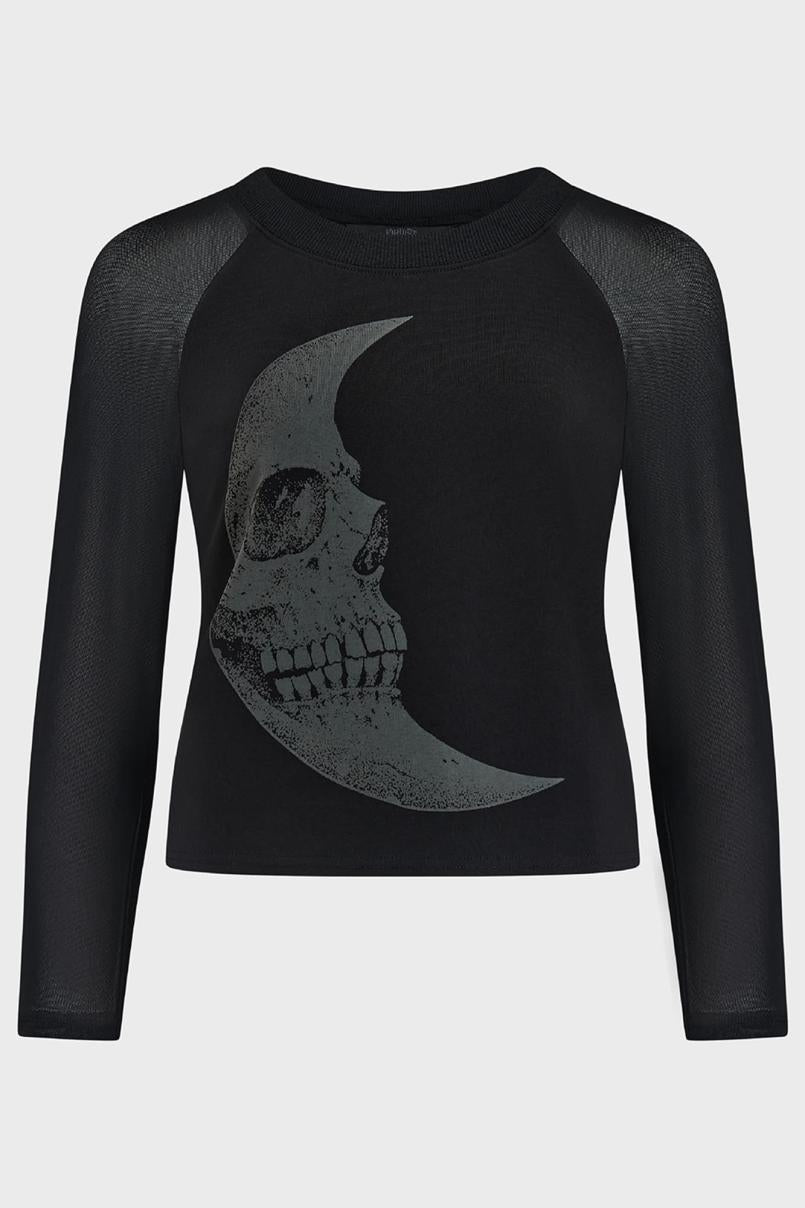 Women Crop | Killstar Crescent Doom Top
