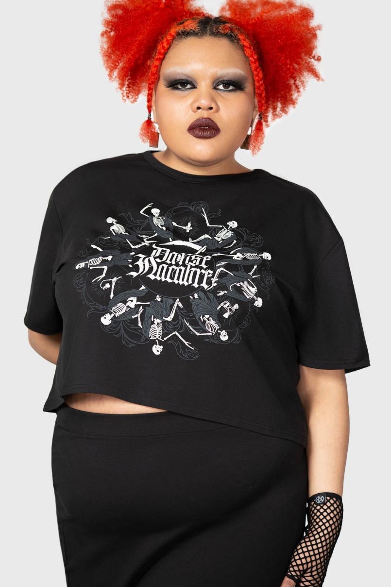 Women Crop | Killstar Danse Macabre Crop Top