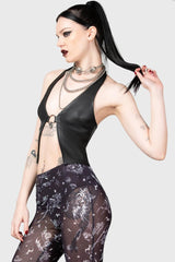 Women Crop | Killstar Sheenah Halter Top