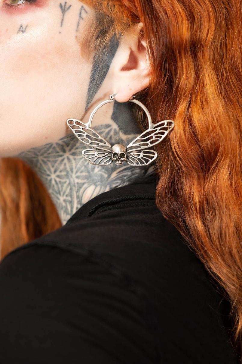 Women Earrings | Killstar Cicada Curse Earrings
