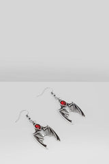 Women Earrings | Killstar Demon Night Drop Earrings [RED]