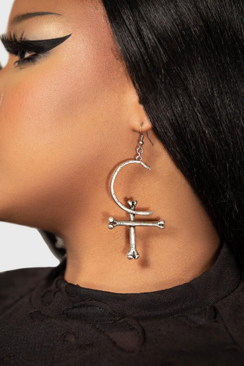 Women Earrings | Killstar Harvesting Moonchild Earrings