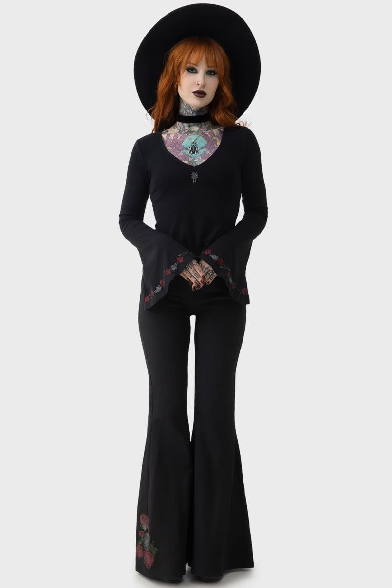 Women Flares | Killstar Blood Rose Flares