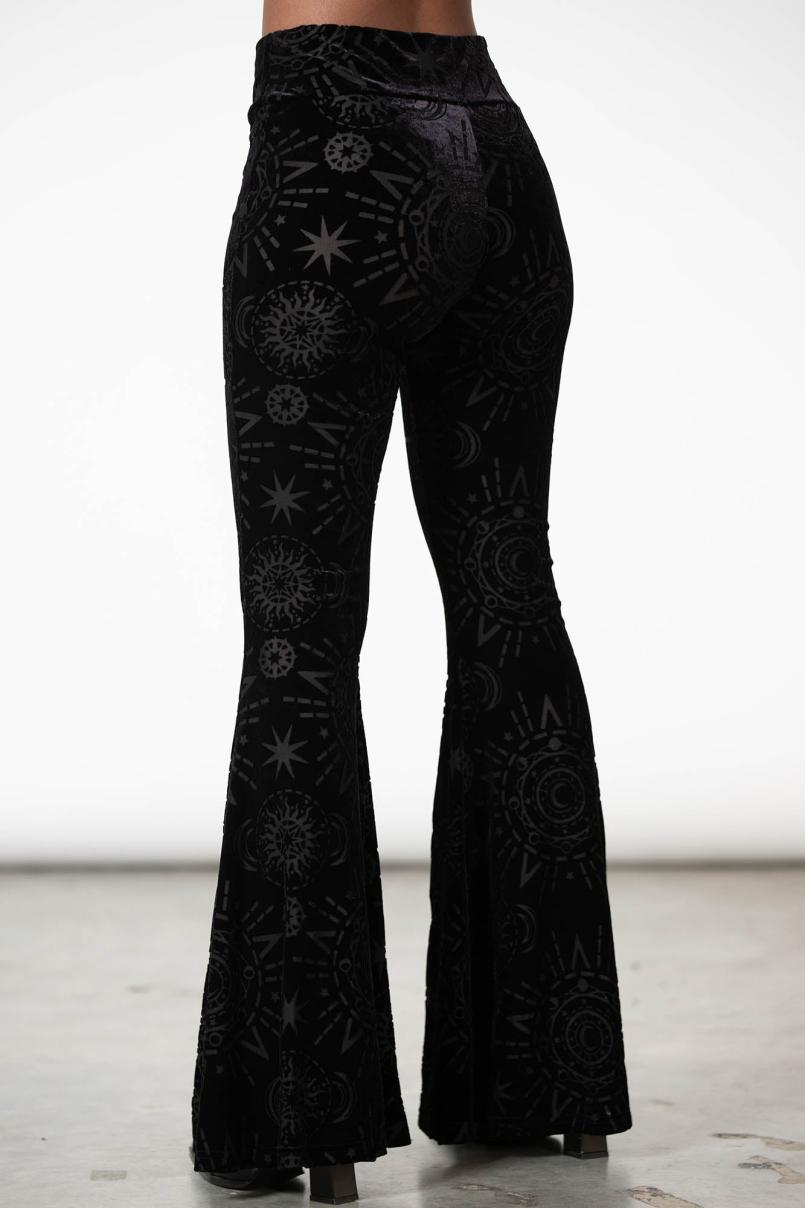 Women Flares | Killstar Evil Eye Burnout Bell Bottom
