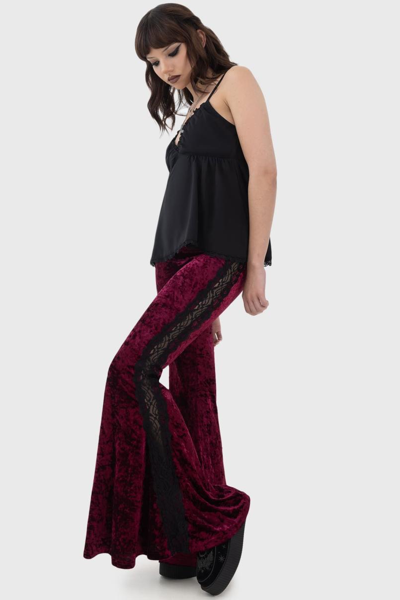 Women Flares | Killstar Laced Death Flares