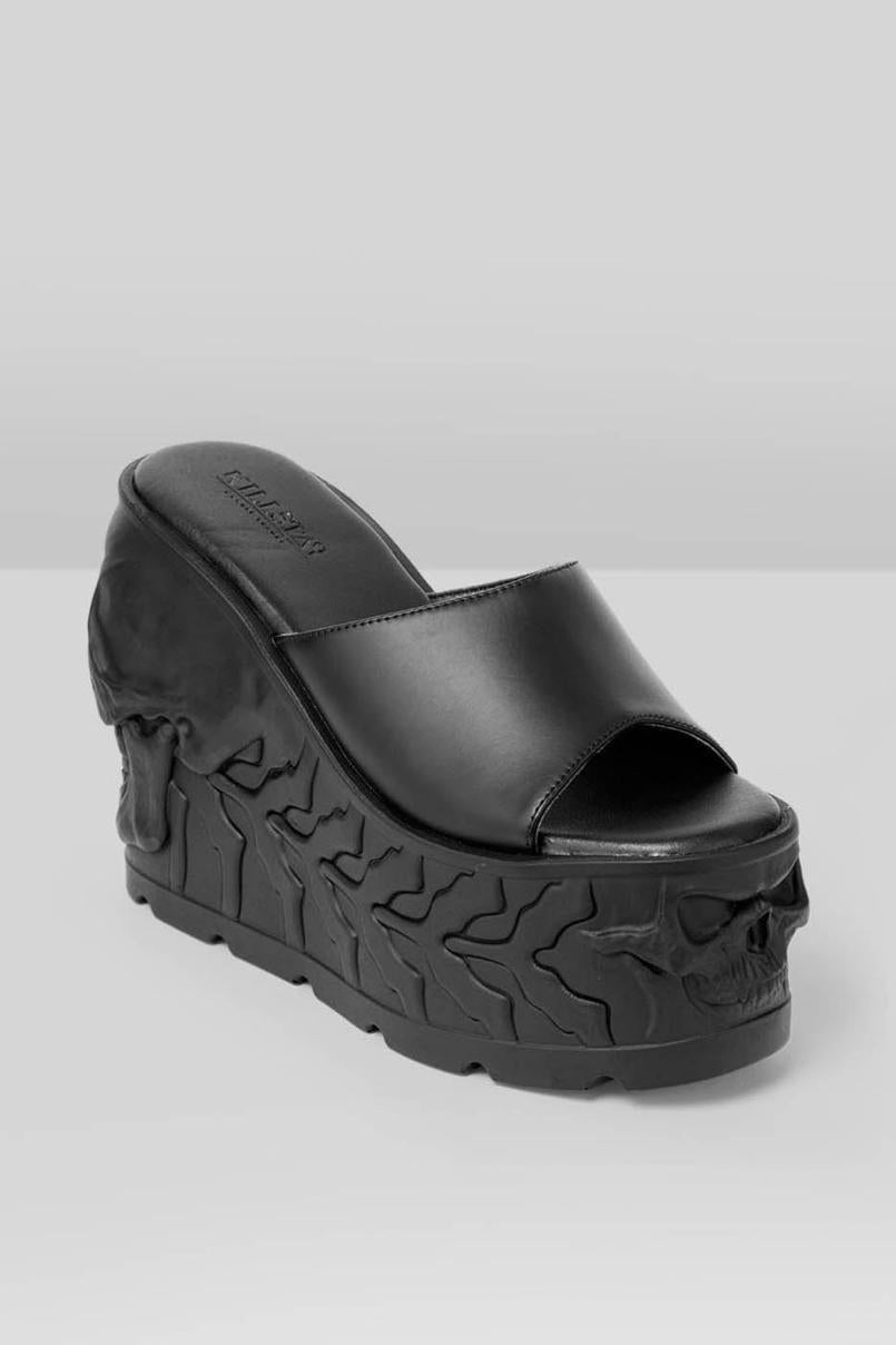 Women Flats &amp; Trainers | Killstar Doom Platform Sliders