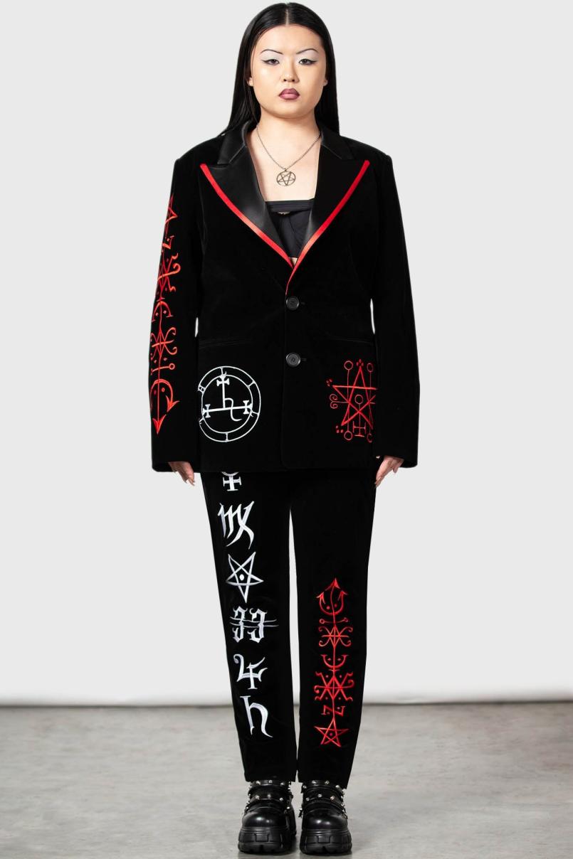 Women Going Out | Killstar Enthroned Suit Trousers