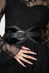 Women Harnesses &amp; Belts | Killstar Funeral Web Waist Belt