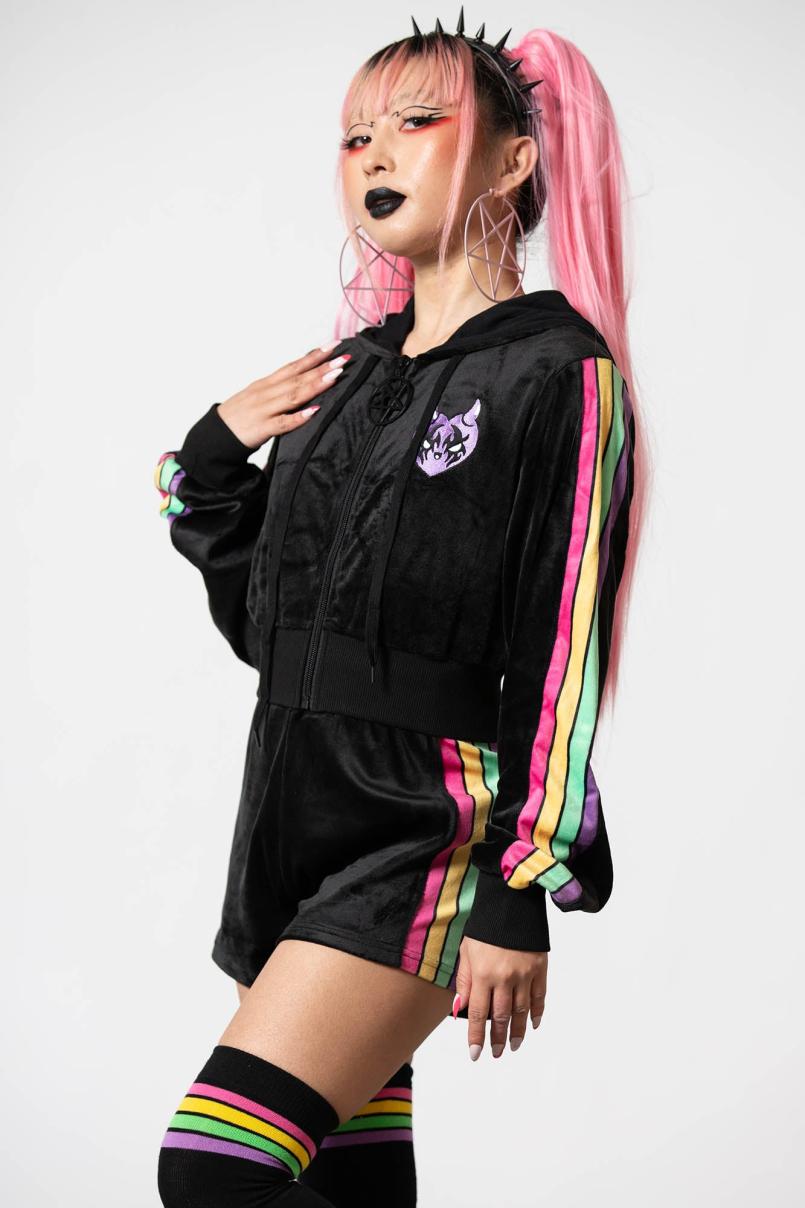 Women Hoodies | Killstar Coven Chill Velour Hoodie