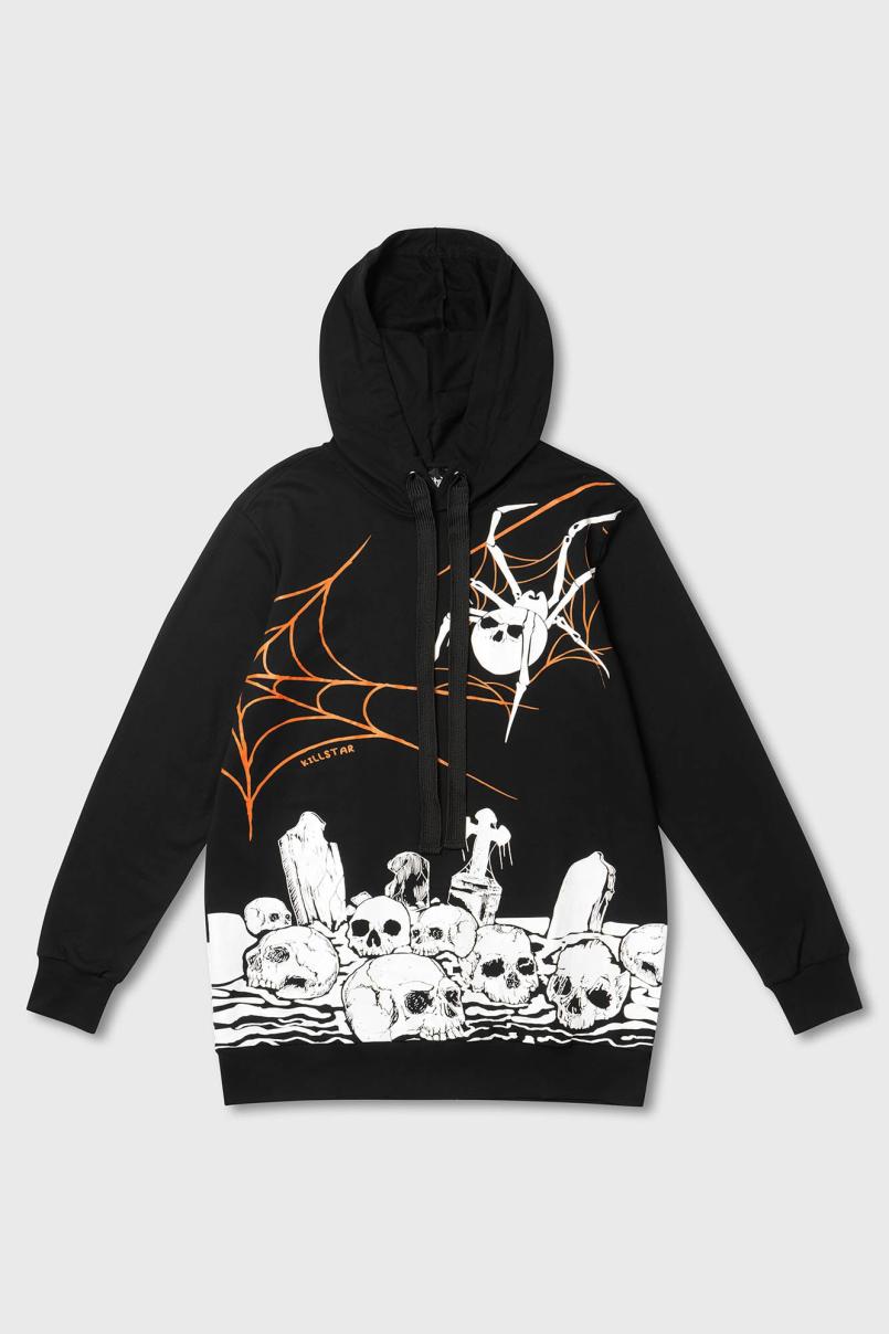 Women Hoodies | Killstar Pumpkin Reaper Hoodie