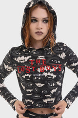 Women Hoodies | Killstar The Lost Boys Crop Hooded Top