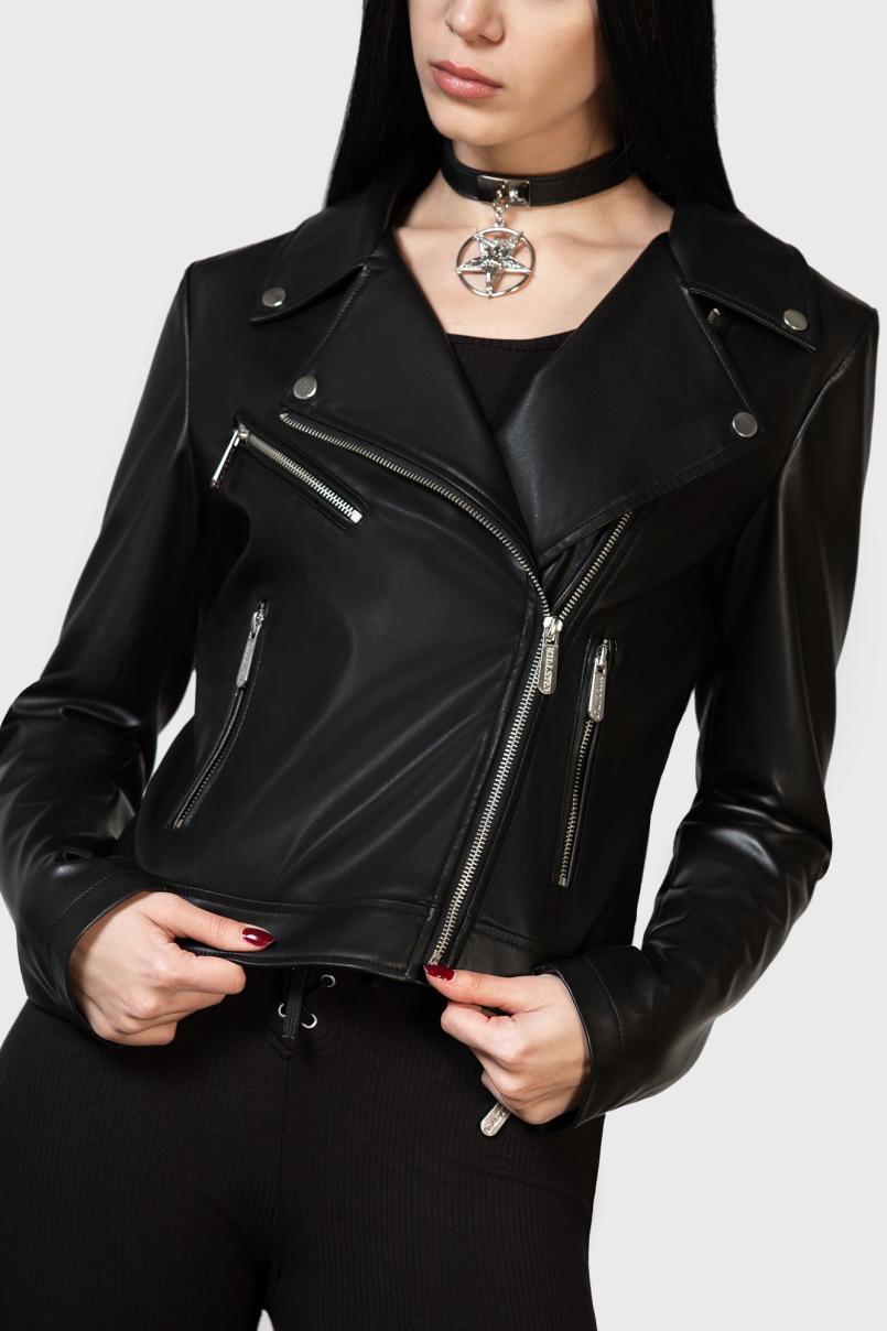 Women Jackets &amp; Coats | Killstar Night Wrath Biker Jacket