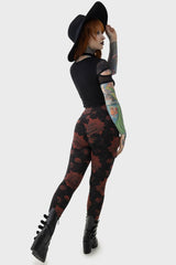 Women Leggings | Killstar Blood Rose Leggings