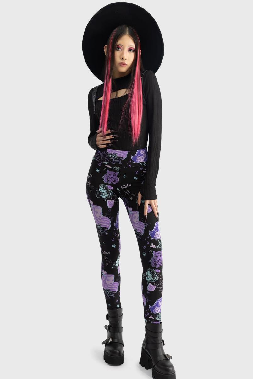 Women Leggings | Killstar Lets Bolt Leggings