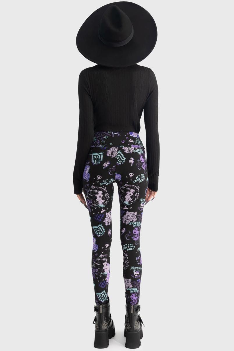 Women Leggings | Killstar Lets Bolt Leggings