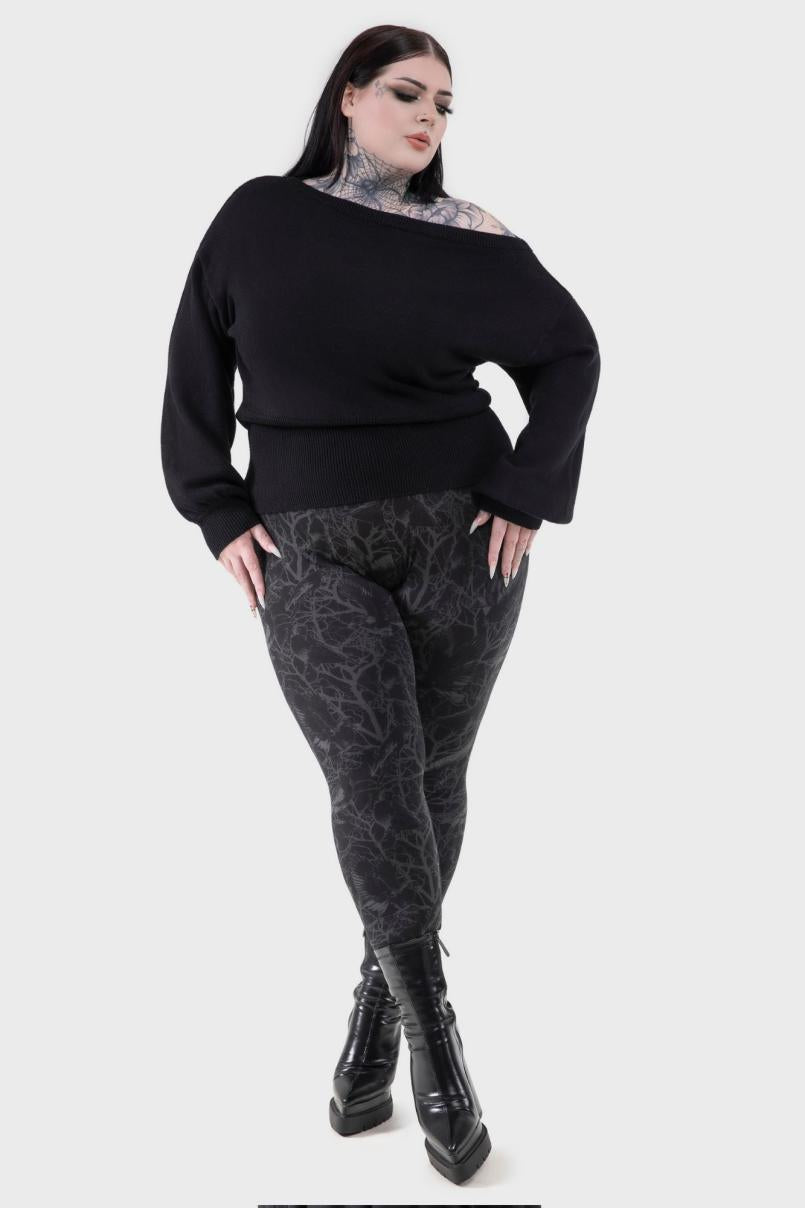 Women Leggings | Killstar Raven Mistress Leggings