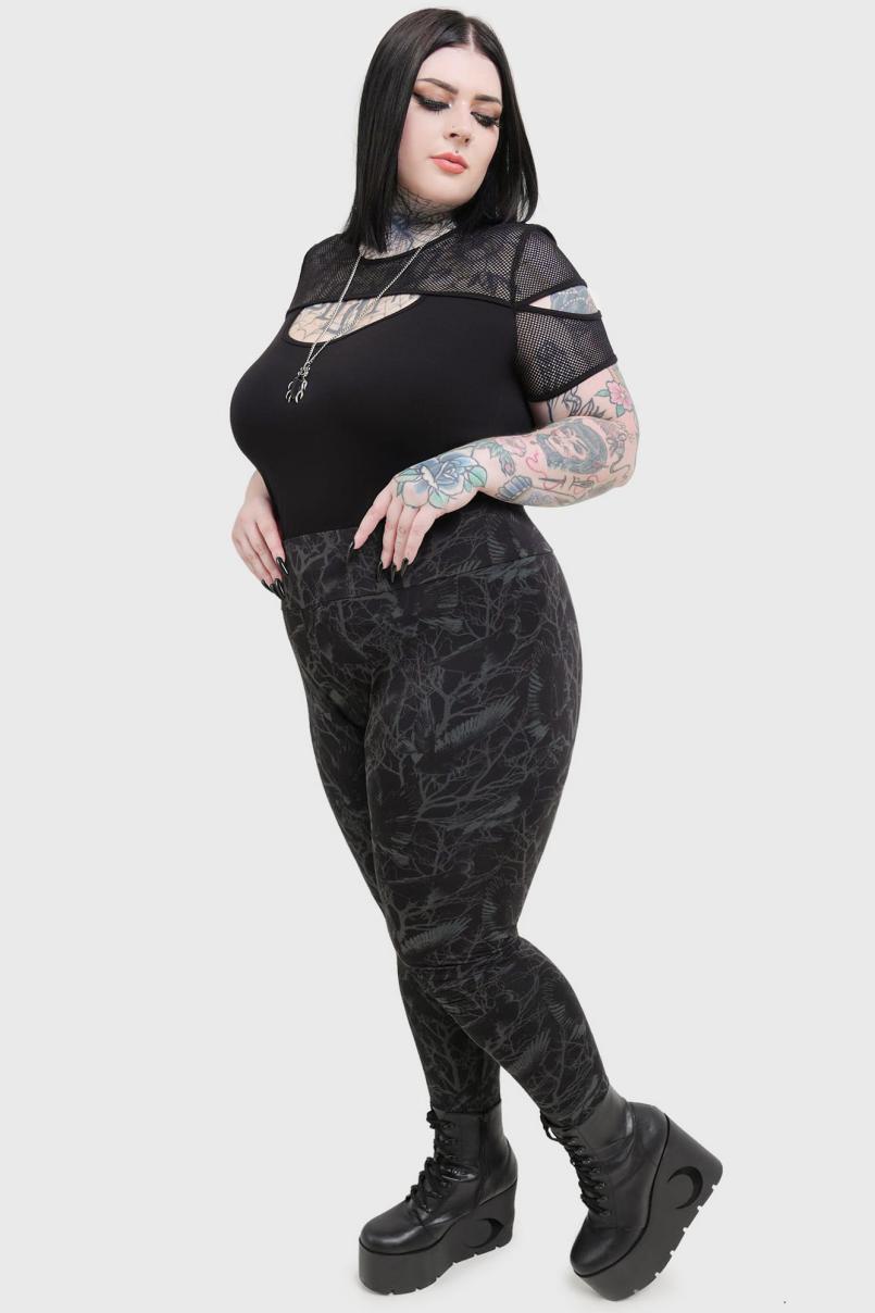 Women Leggings | Killstar Raven Mistress Leggings