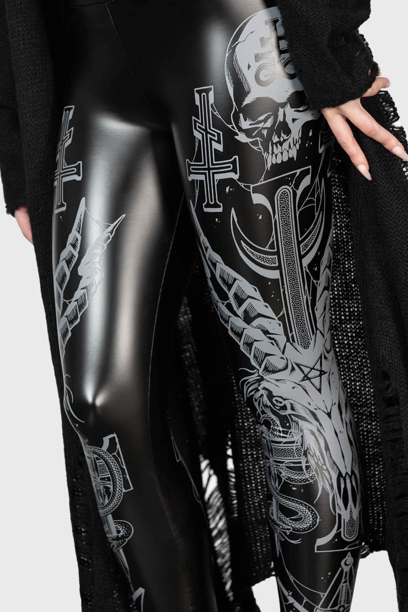 Women Leggings | Killstar Screech Owl Leggings