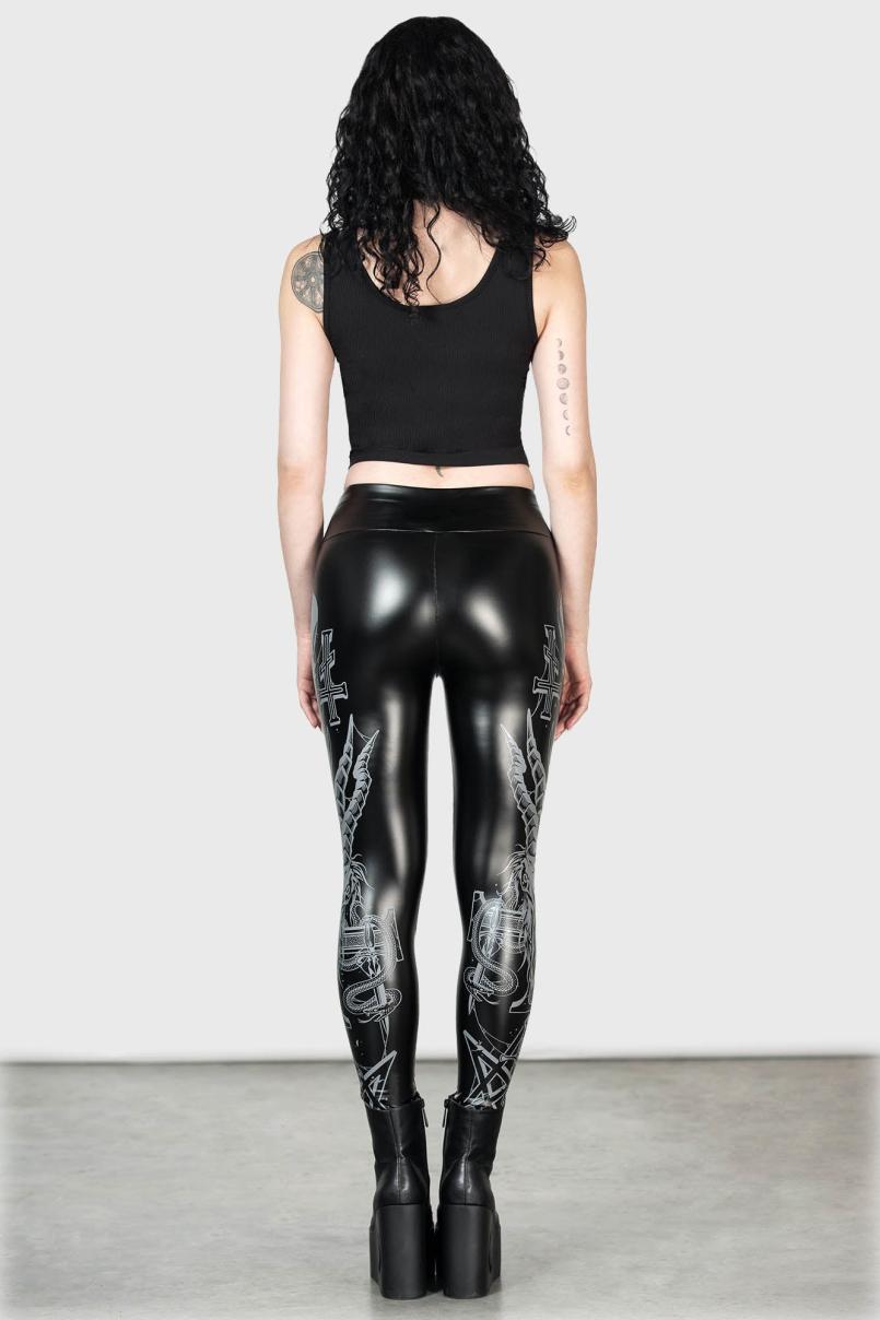 Women Leggings | Killstar Screech Owl Leggings