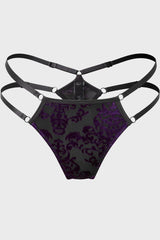 Women Lingerie | Killstar Fang Burnout Velvet Panty