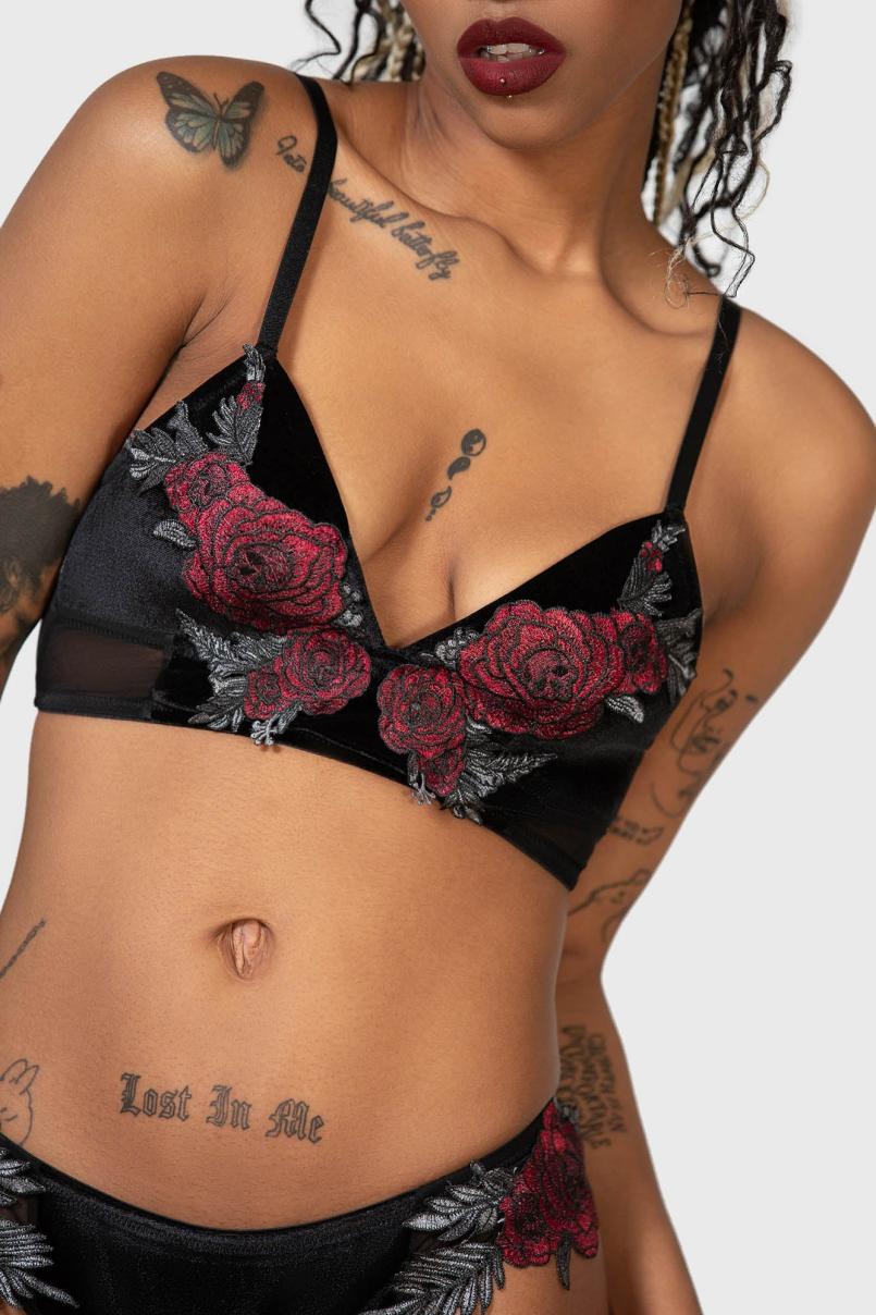 Women Lingerie | Killstar Pandora's Roses Bra