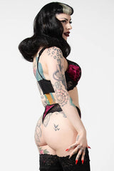 Women Lingerie | Killstar Sacred Spirits Velvet Bralet [BLOOD]