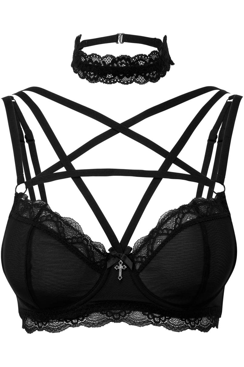 Women Lingerie | Killstar She Bites Lace Bra [B]