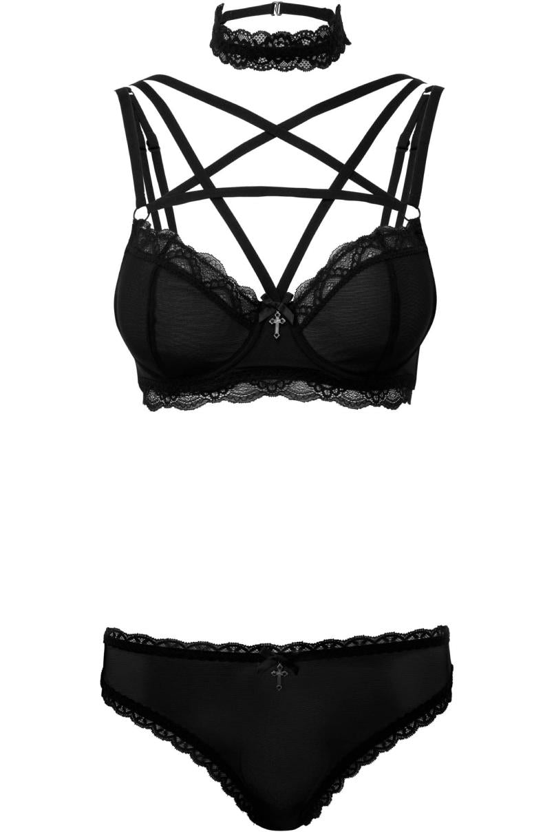 Women Lingerie | Killstar She Bites Lace Bra [B]