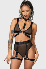 Women Lingerie | Killstar Tangled Mesh Bralet