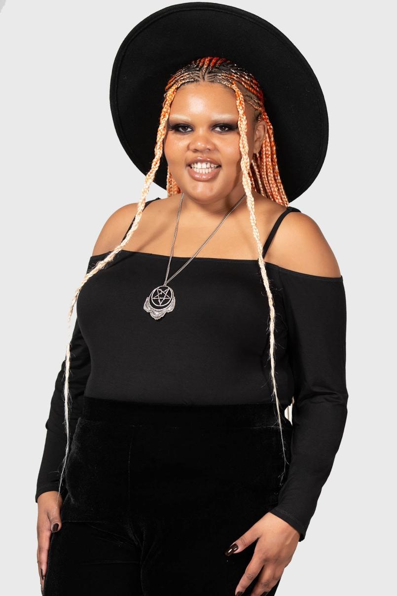 Women Long Sleeves | Killstar Devastate Bardot Top