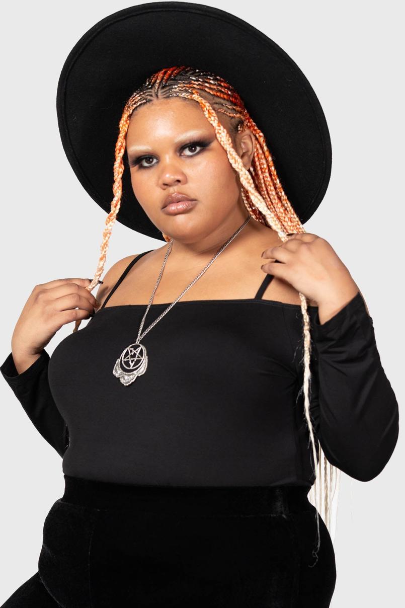 Women Long Sleeves | Killstar Devastate Bardot Top