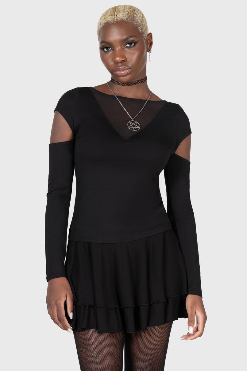 Women Long Sleeves | Killstar Devote Thee Top