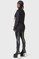 Women Long Sleeves | Killstar Fangtasy Stripe Sleeve Top