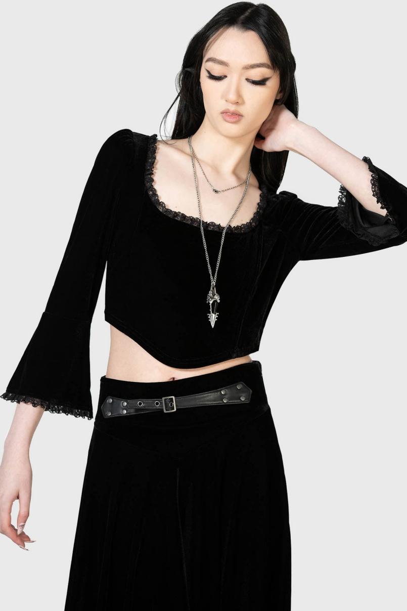 Women Long Sleeves | Killstar Harietta Long Sleeve Top