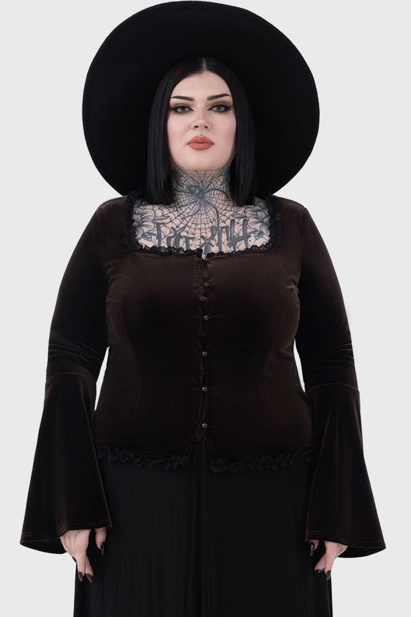 Women Long Sleeves | Killstar Heliria Top