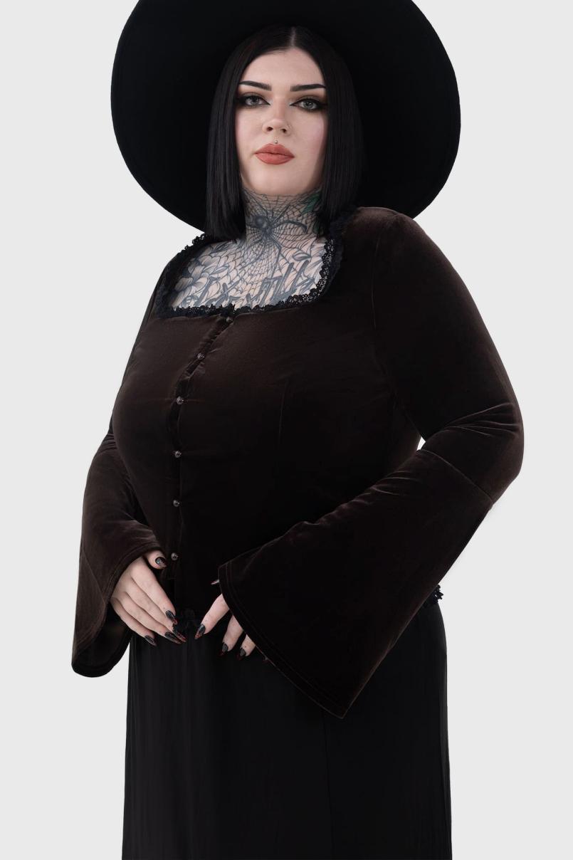 Women Long Sleeves | Killstar Heliria Top